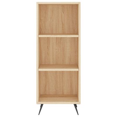 vidaXL Highboard Sonoma Oak 34.5x34x180 cm Engineered Wood