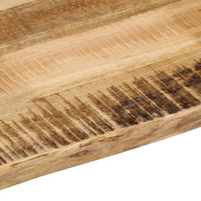 vidaXL Table Top Live Edge 60x40x3.8 cm Solid Wood Rough Mango