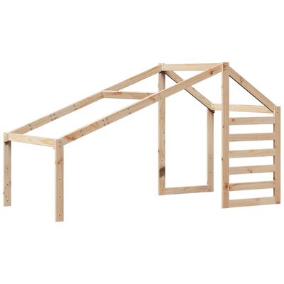 vidaXL Kids' Bed Roof 188x82x113 cm Solid Wood Pine