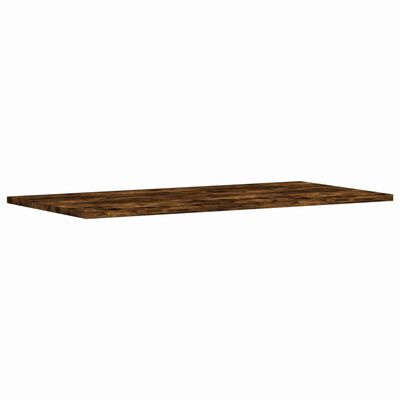 vidaXL Wall Shelves 4 pcs Smoked Oak 80x40x1.5 cm Engineered Wood