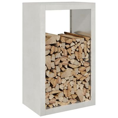 vidaXL Firewood Rack 60x40x100 cm Stainless Steel