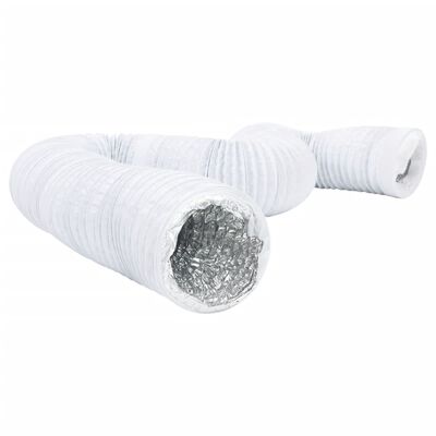 vidaXL Ventilation Duct Aluminium and PVC 6 m Ø10 cm