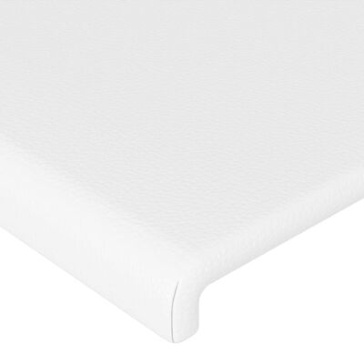 vidaXL Headboards 2 pcs White 72x5x78/88 cm Faux Leather