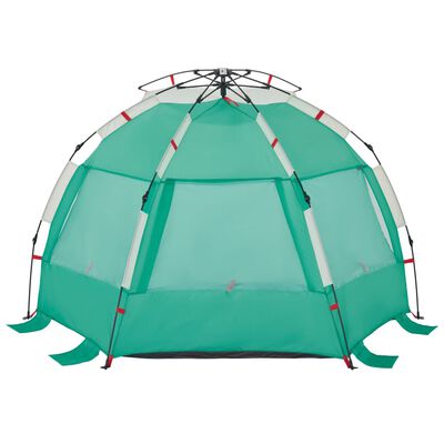 vidaXL Beach Tent 2-Person Sea Green Quick Release Waterproof