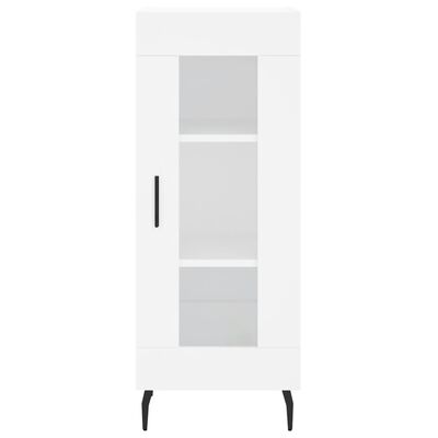 vidaXL Highboard White 34.5x34x180 cm Engineered Wood