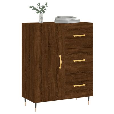 vidaXL Sideboard Brown Oak 69.5x34x90 cm Engineered Wood