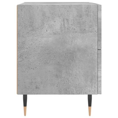 vidaXL Bedside Cabinets 2 pcs Concrete Grey 40x35x47.5 cm Engineered Wood