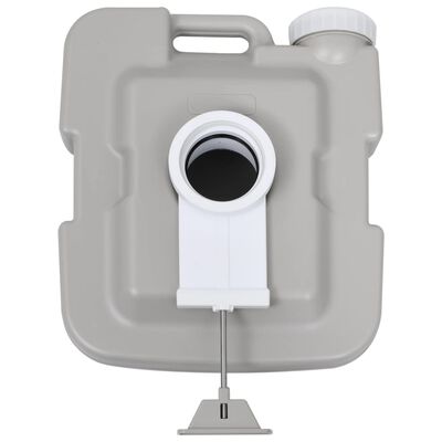 vidaXL Portable Camping Toilet with Tent 10+10 L