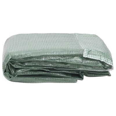 vidaXL Greenhouse Replacement Cover (16 m²) 400x400x200 cm Green