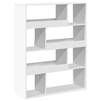 vidaXL Room Divider White 100x33x125.5 cm Engineered Wood