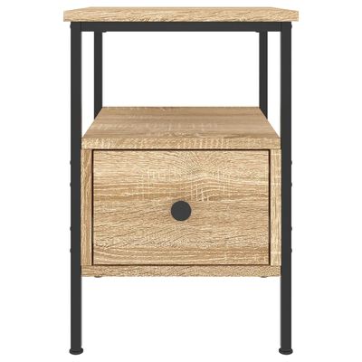 vidaXL Bedside Cabinets 2 pcs Sonoma Oak 34x36x50 cm Engineered Wood