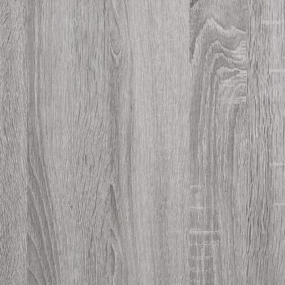 vidaXL Bookcase 5-Tier Grey Sonoma 80x30x154 cm Engineered Wood