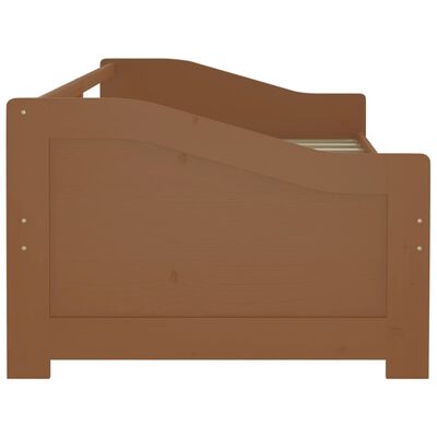 vidaXL 3-Seater Day Bed without Mattress Honey Brown 90x200 cm