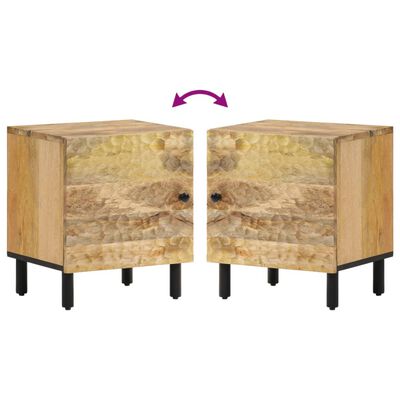 vidaXL Bedside Cabinets 2 pcs 40x33x46 cm Solid Wood Mango