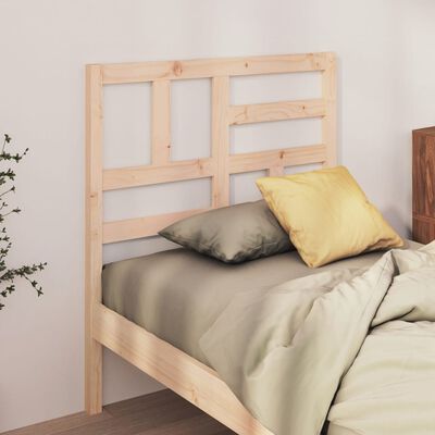 vidaXL Bed Headboard 106x4x104 cm Solid Wood Pine