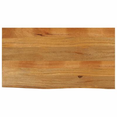 vidaXL Table Top Live Edge 100x60x3.8 cm Solid Wood Mango