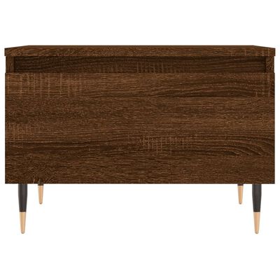 vidaXL Coffee Table Brown Oak 50x46x35 cm Engineered Wood