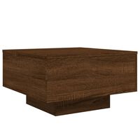 vidaXL Coffee Table Brown Oak 55x55x31 cm Engineered Wood