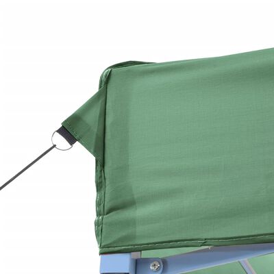 vidaXL Foldable Party Tent Pop-Up with 4 Sidewalls Green