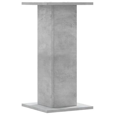 vidaXL Speaker Stands 2 pcs Concrete Grey 30x30x60 cm Engineered Wood