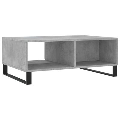 vidaXL Coffee Table Concrete Grey 90x60x35 cm Engineered Wood