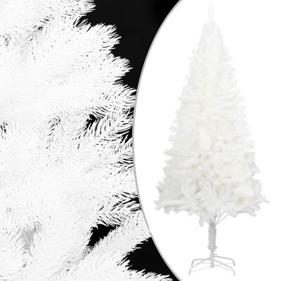 vidaXL Artificial Pre-lit Christmas Tree with Ball Set White 120 cm