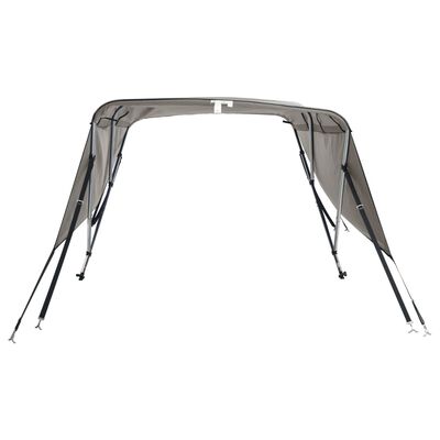 vidaXL 3-bow Bimini Top with Sidewalls 183x(154-167)x137 cm