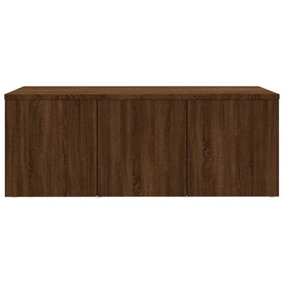 vidaXL TV Cabinet Brown Oak 80x34x30 cm Engineered Wood