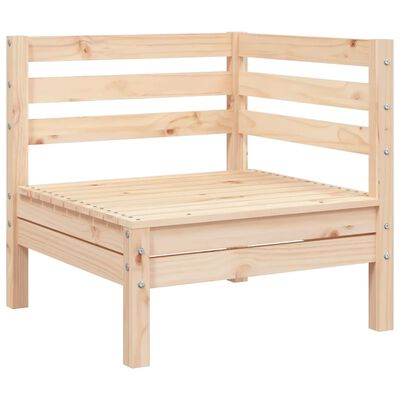 vidaXL Garden Sofa 3-Seater Solid Wood Pine