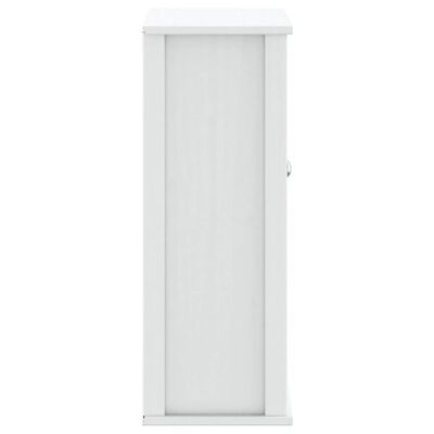 vidaXL Bathroom Wall Cabinet BERG White 69.5x27x71.5 cm Solid Wood