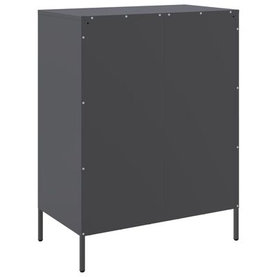 vidaXL Sideboard Anthracite 68x39x89 cm Steel