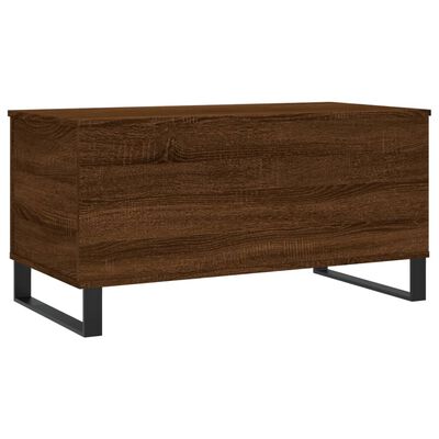 vidaXL Coffee Table Brown Oak 90x44.5x45 cm Engineered Wood