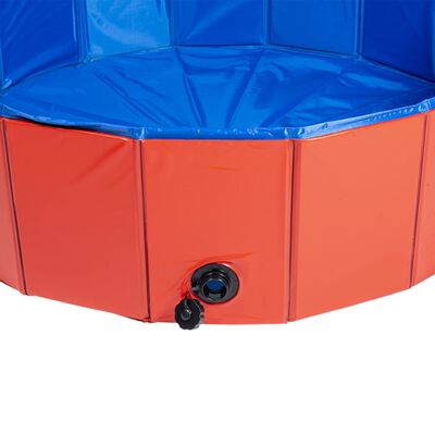 Animal Boulevard Pet Pool Cooling L 100x100x30 cm Red/Blue