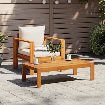 vidaXL Garden Chair with Cushions Solid Wood Acacia