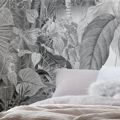 Komar Photo Mural Lac Tropical Black & White 200x270 cm