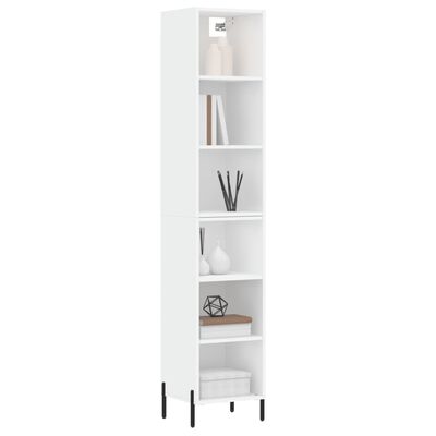 vidaXL Highboard White 34.5x32.5x180 cm Engineered Wood