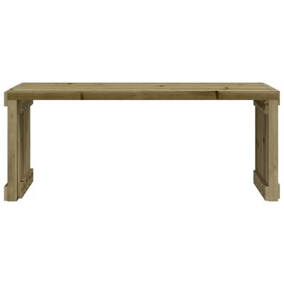 vidaXL Garden Bench Extendable 212.5x40.5x45 cm Impregnated Wood Pine