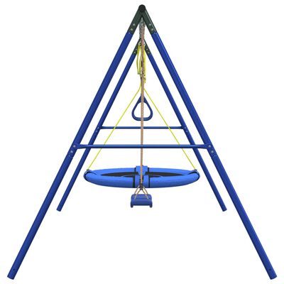 vidaXL Outdoor Swing Set with Swing, Trapeze, Saucer Swing