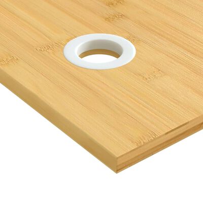 vidaXL Desk Top 110x60x1.5 cm Bamboo