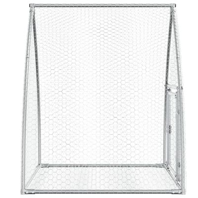 vidaXL Rabbit Cage Silver 100x105x120 cm Galvanised Steel