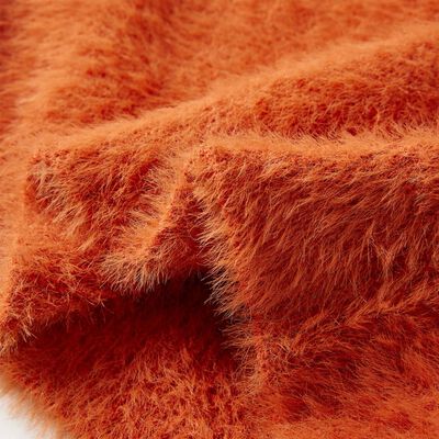 Kids' Sweater Knitted Burnt Orange 128