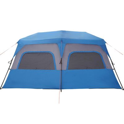 vidaXL Family Tent 10-Person Blue Quick Release Waterproof