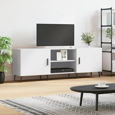 vidaXL TV Cabinet White 150x30x50 cm Engineered Wood