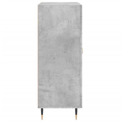 vidaXL Sideboard Concrete Grey 69.5x34x90 cm Engineered Wood