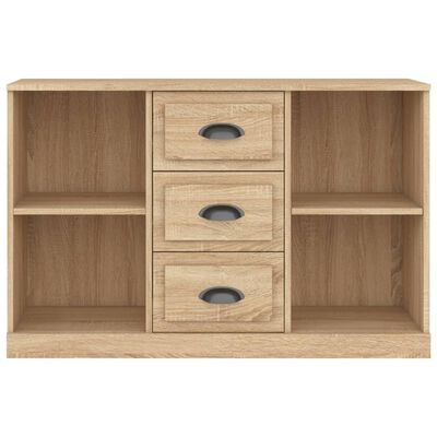 vidaXL Sideboard Sonoma Oak 104.5x35.5x67.5 cm Engineered Wood