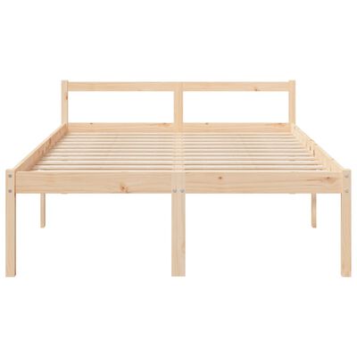 vidaXL Senior Bed without Mattress 120x200 cm Solid Wood Pine