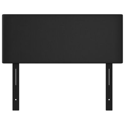 vidaXL Headboard Black 100x5x78/88 cm Faux Leather