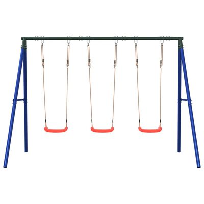 vidaXL Outdoor Swing Set with 3 Swings