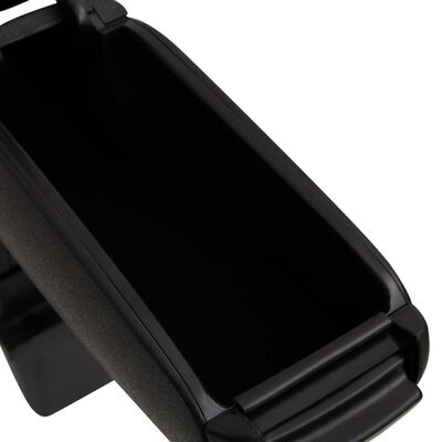 vidaXL Car Armrest Black 13x31.5x(29-51) cm ABS