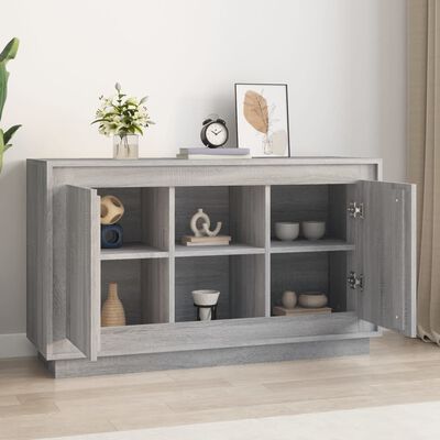 vidaXL Sideboard Grey Sonona 102x35x60 cm Engineered Wood